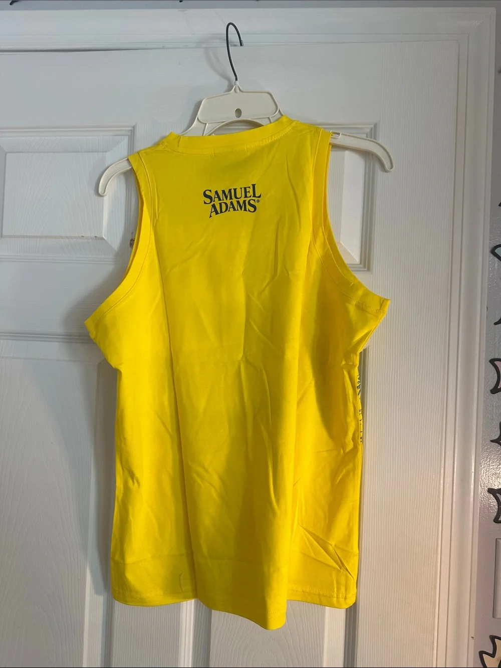 Men’s Yellow Samuel Adams Graphic Tank